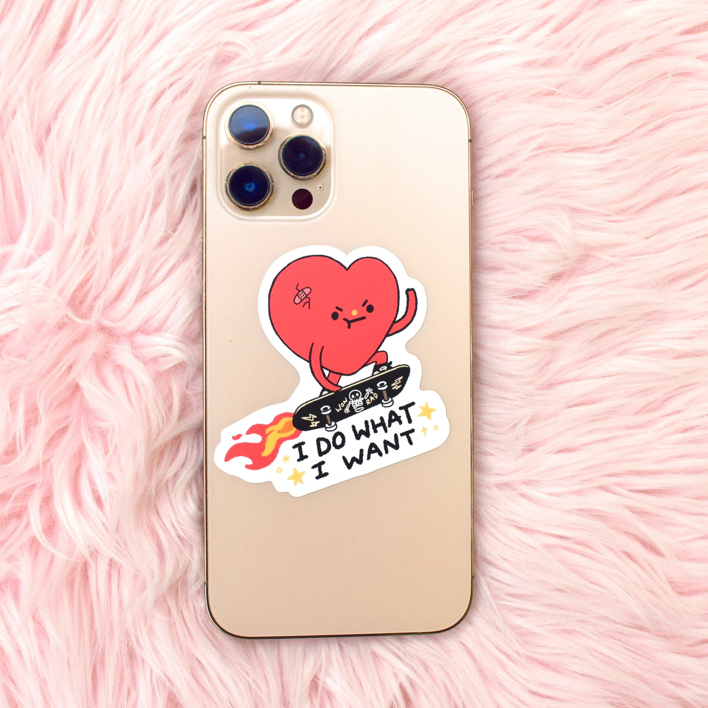 I Do What I Want - Heart Sticker
