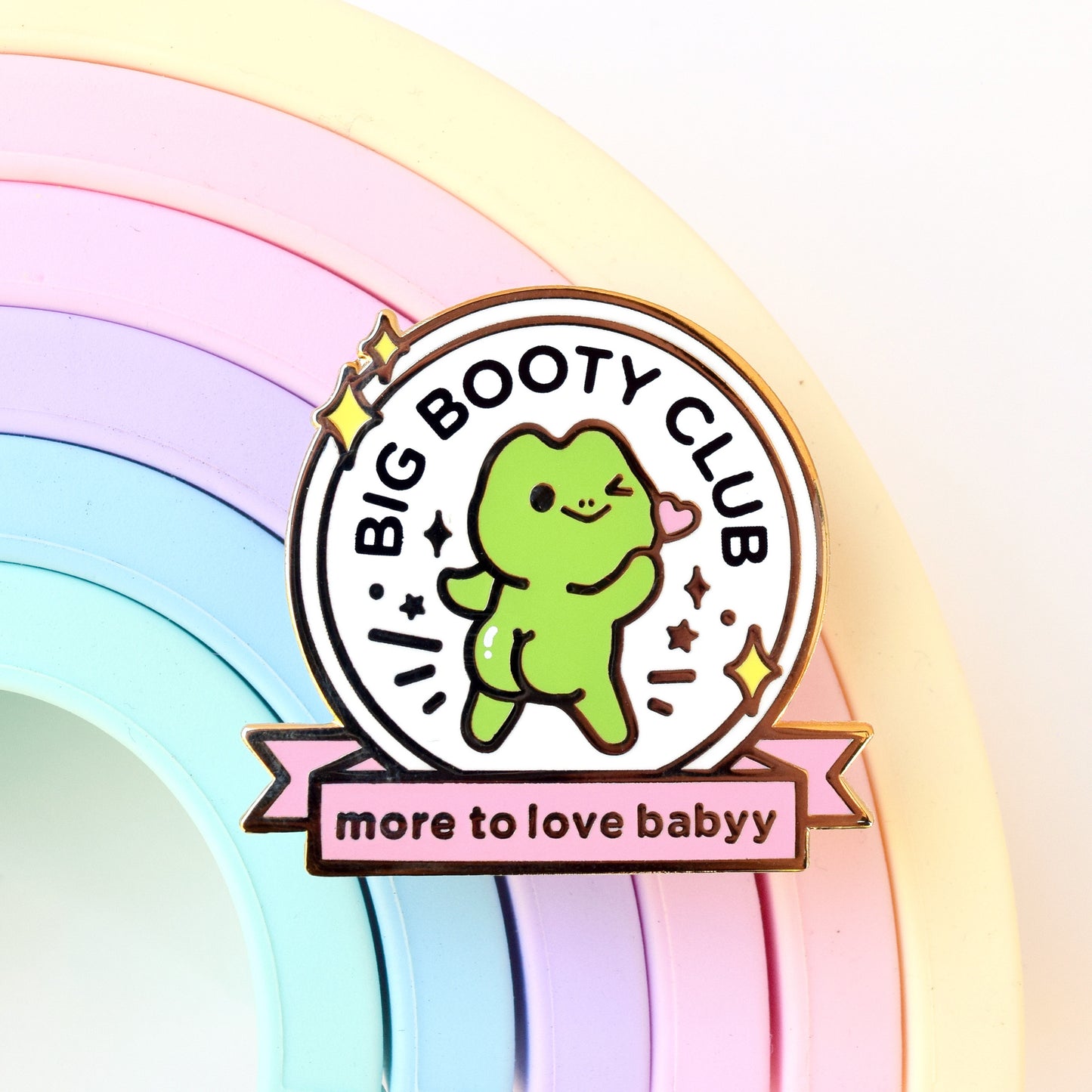 Big Booty Club Frog Enamel Pin