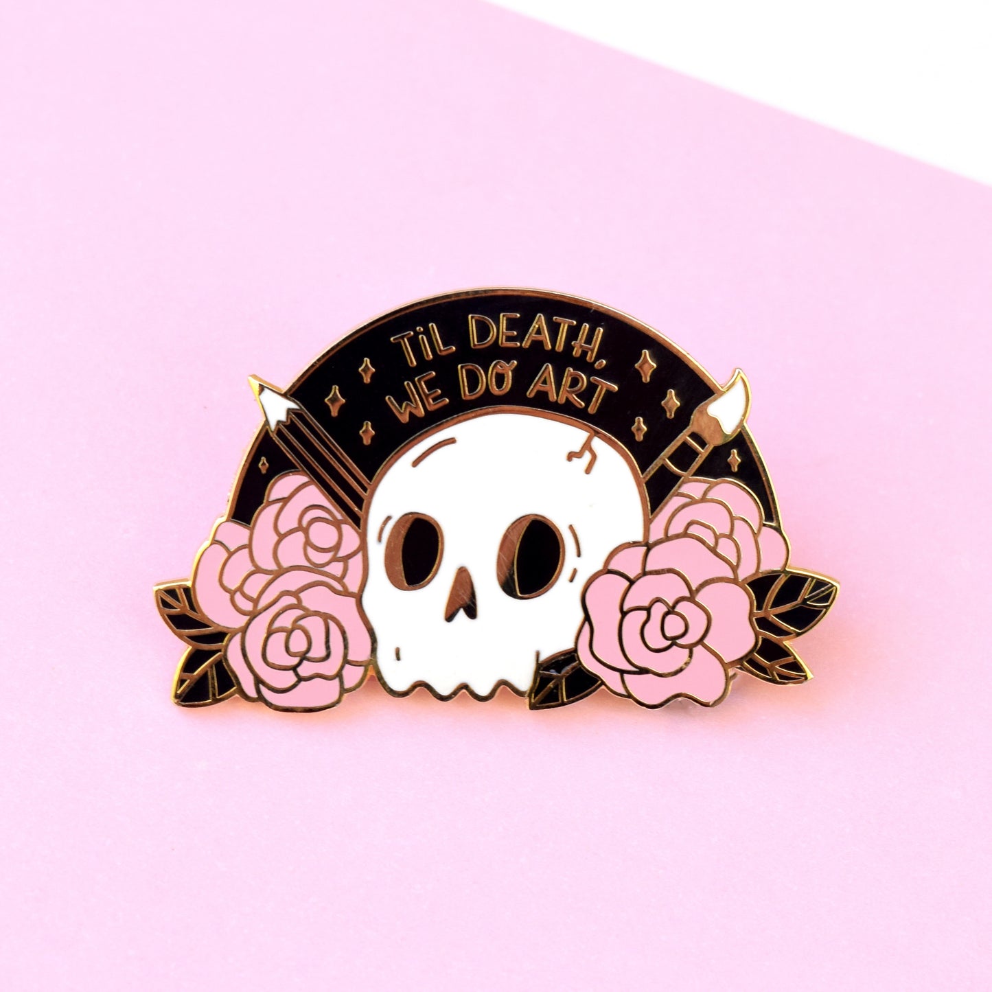 Til Death We Do Art Enamel Pin