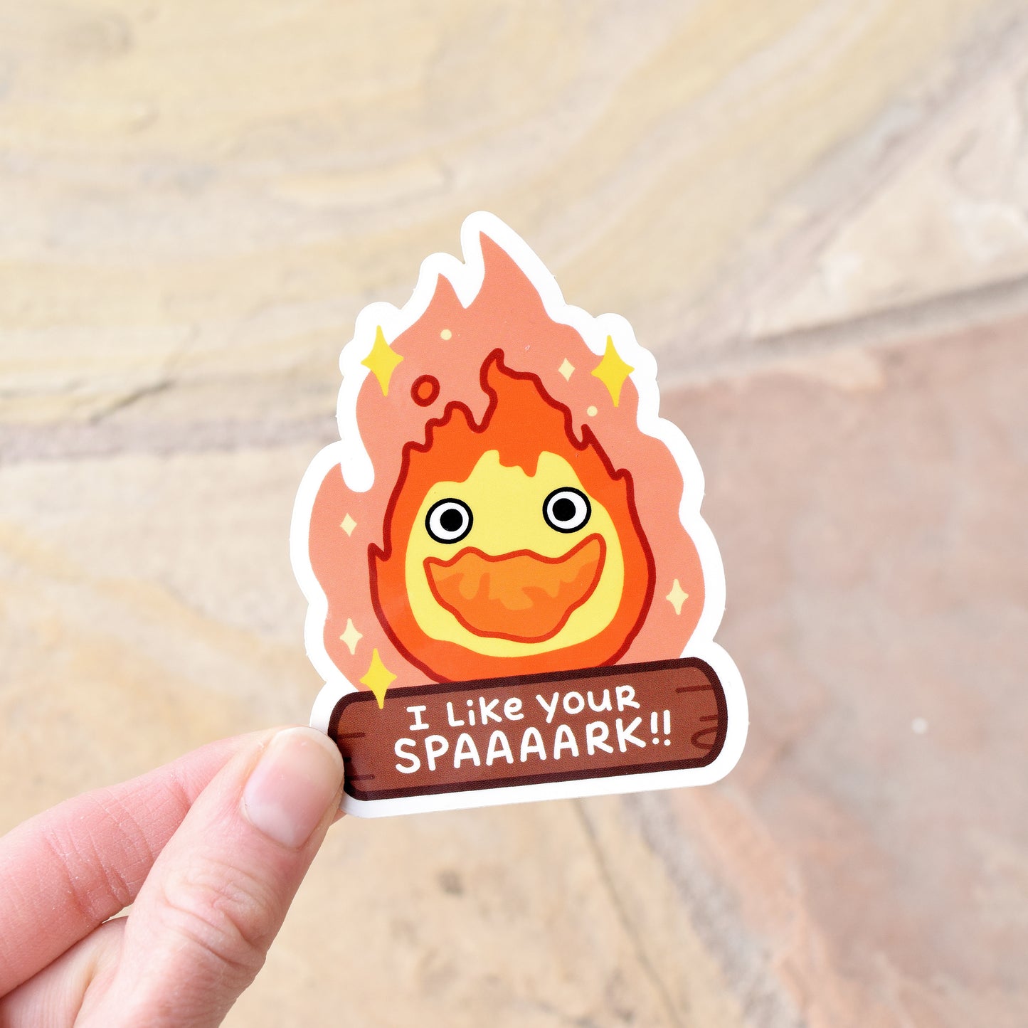 I Like Your Spark - Fire Sticker