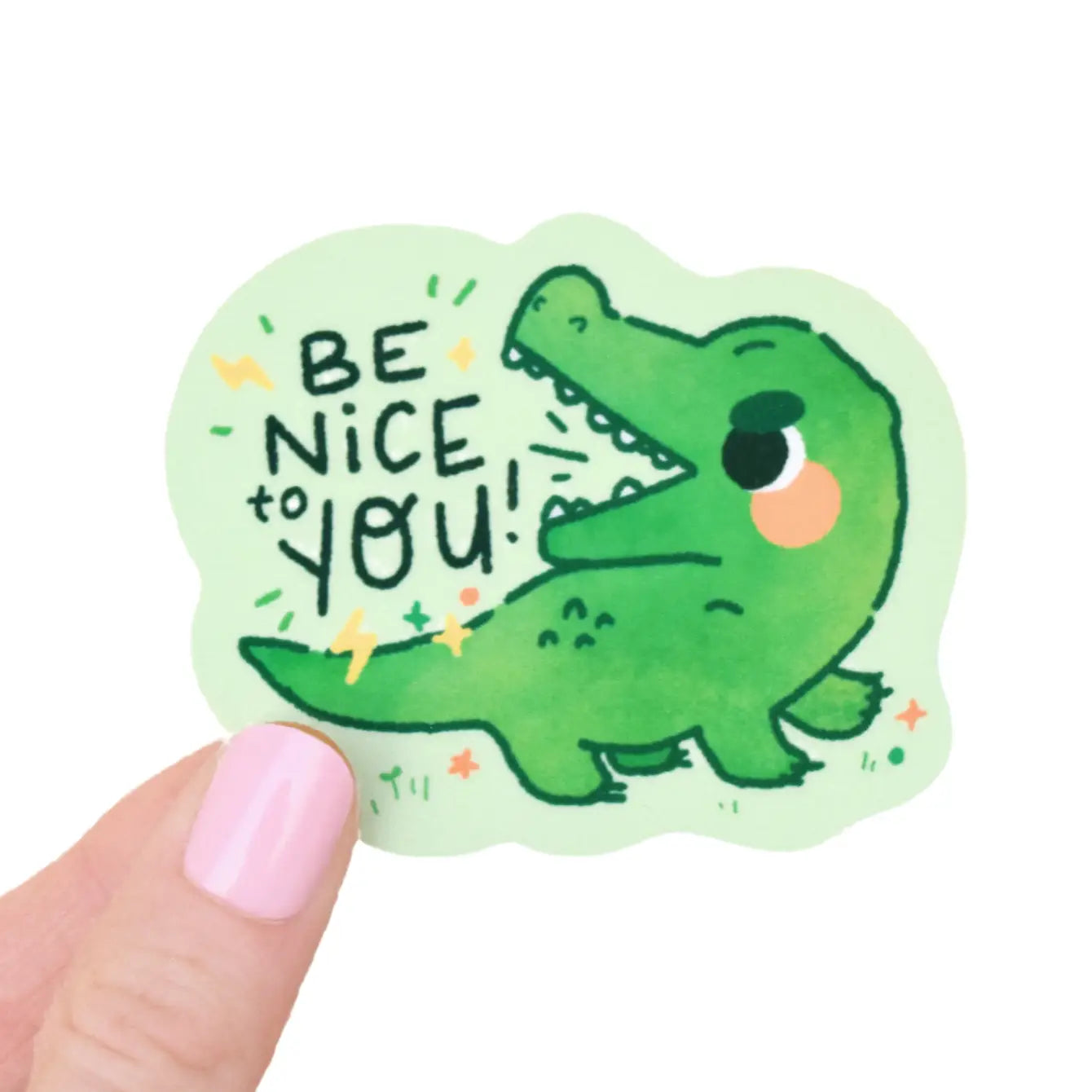 Be Nice to You - Crocodile Sticker