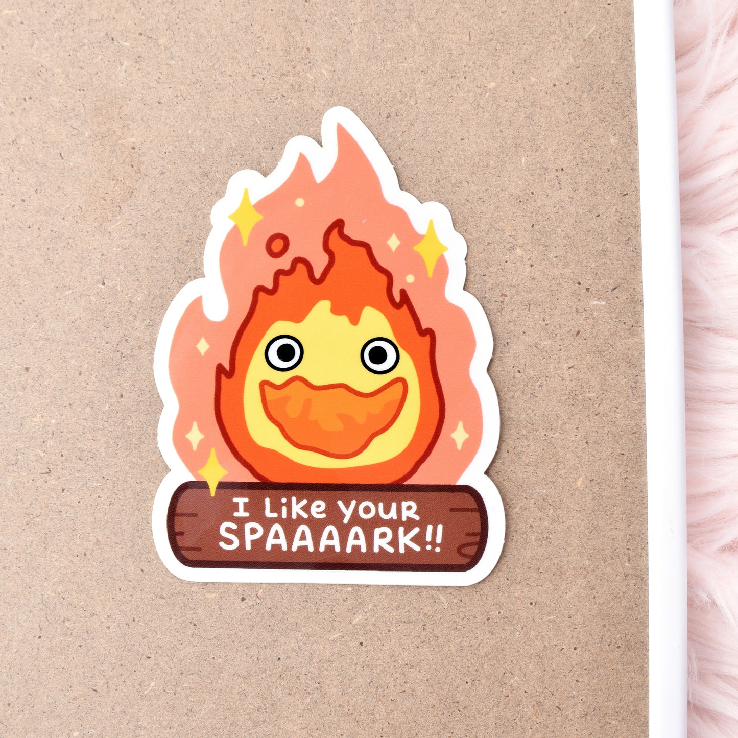 I Like Your Spark - Fire Sticker