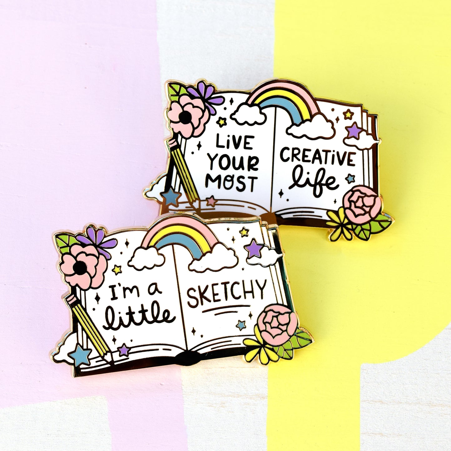 Artist Sketchbook Enamel Pin