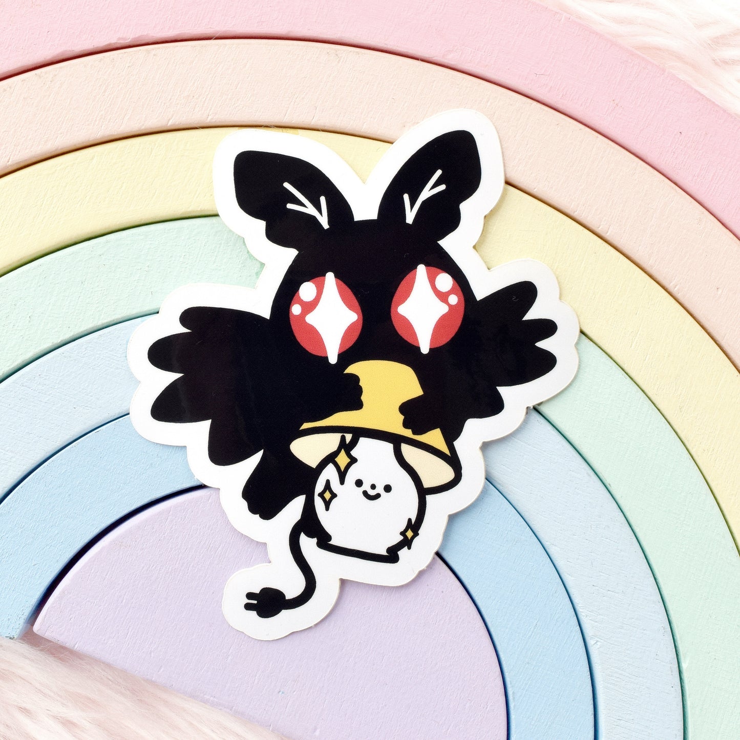 Mothman and Lamp Sticker