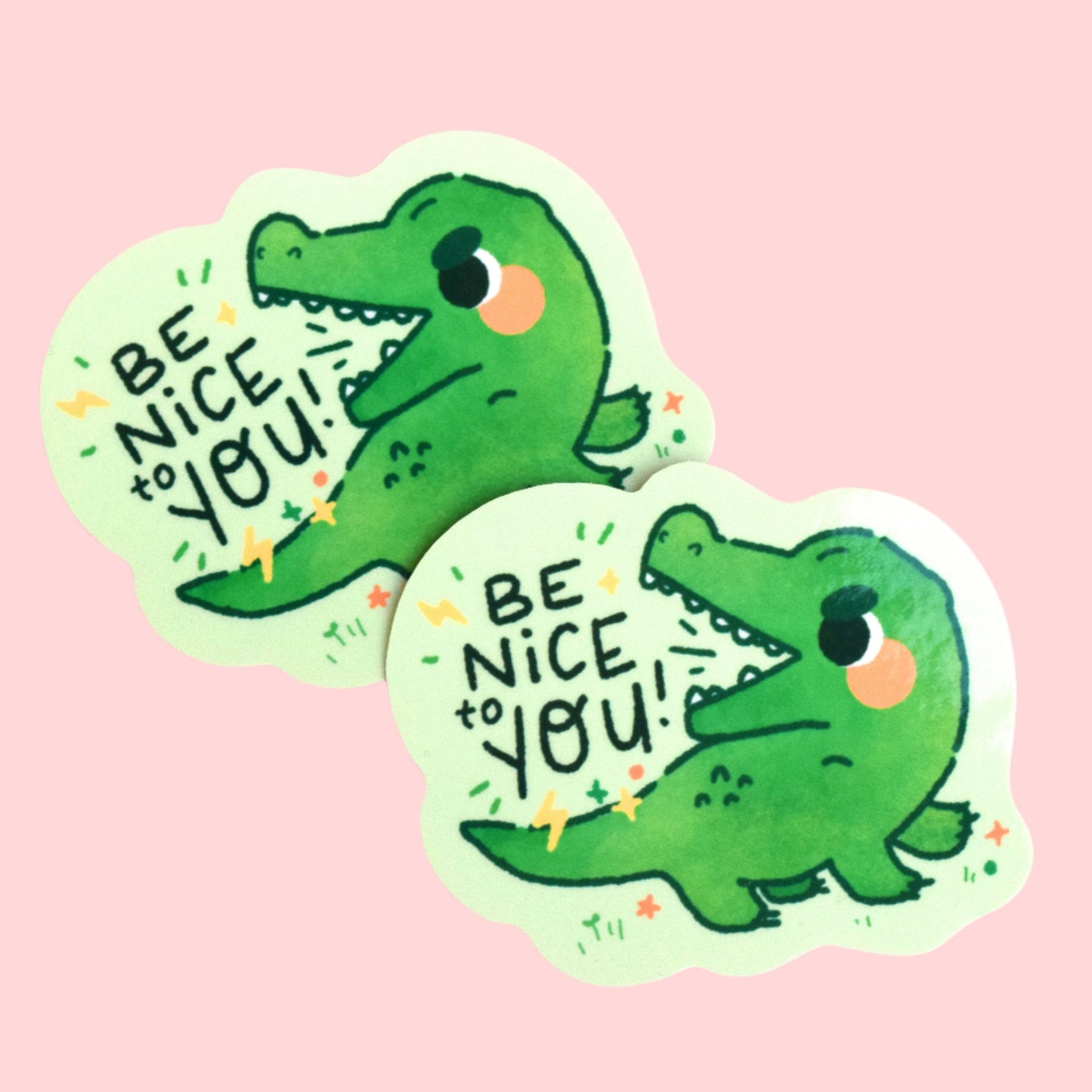 Be Nice to You - Crocodile Sticker