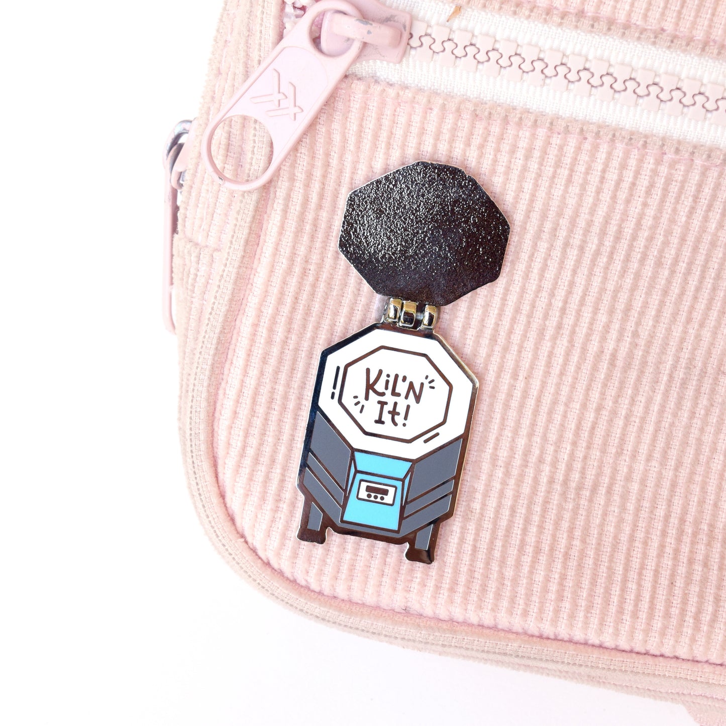 Kil'n It! Kiln Ceramics Hinged Enamel Pin