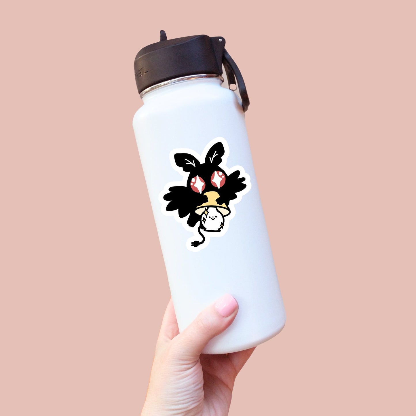 Mothman and Lamp Sticker