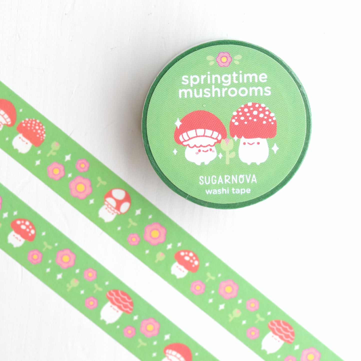 Mushroom Spring Washi Tape