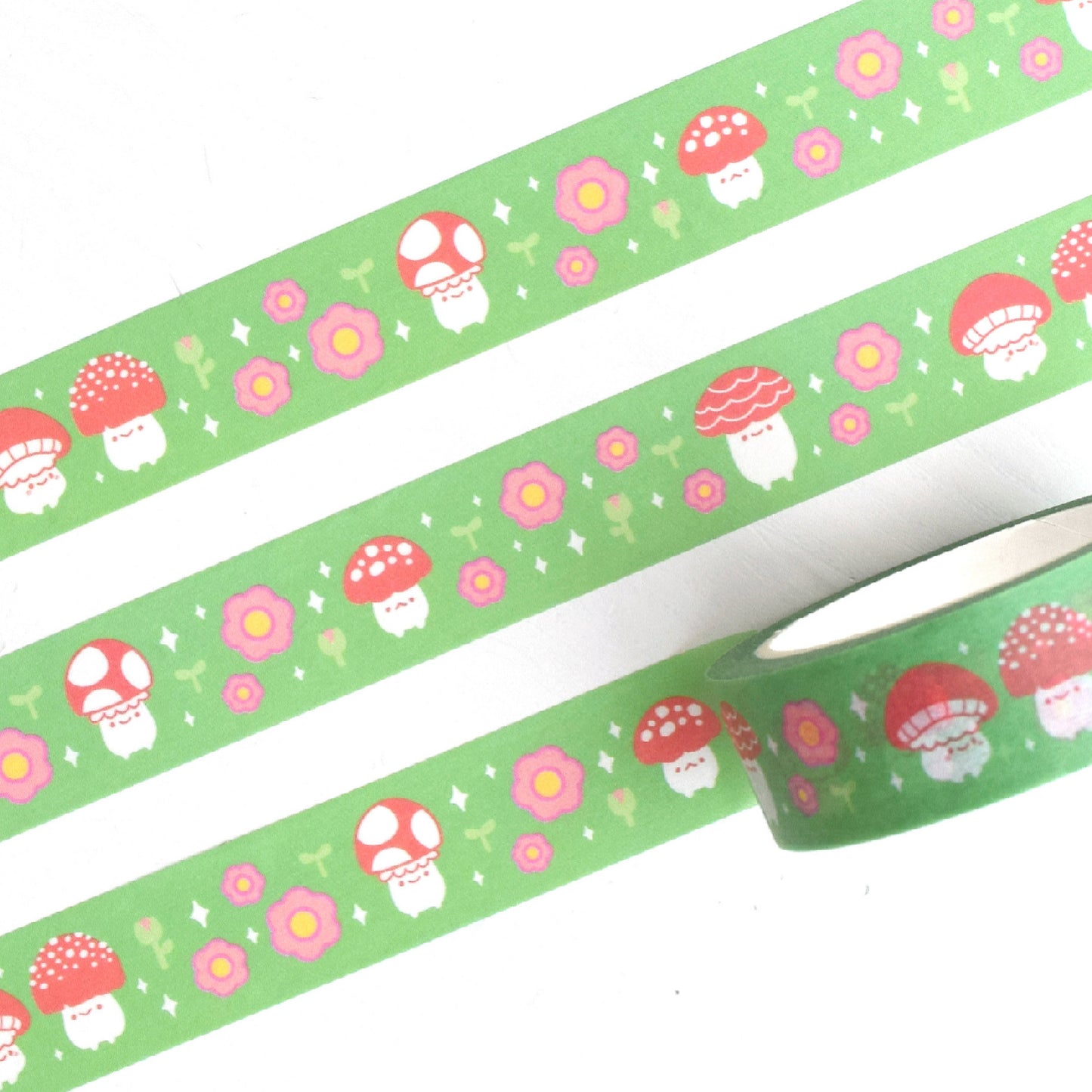 Mushroom Spring Washi Tape