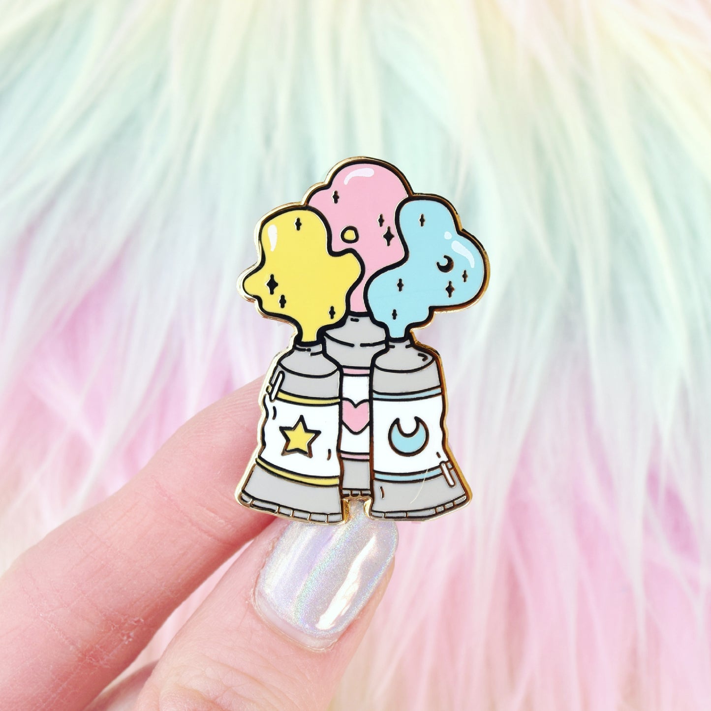 Colorful Artist Paint Tubes Enamel Pin