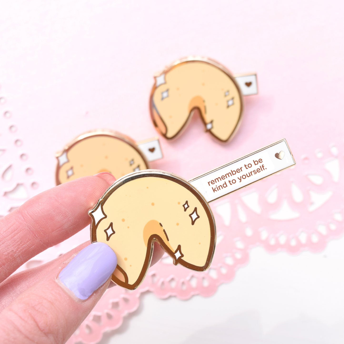 Fortune Cookie Slider Pin