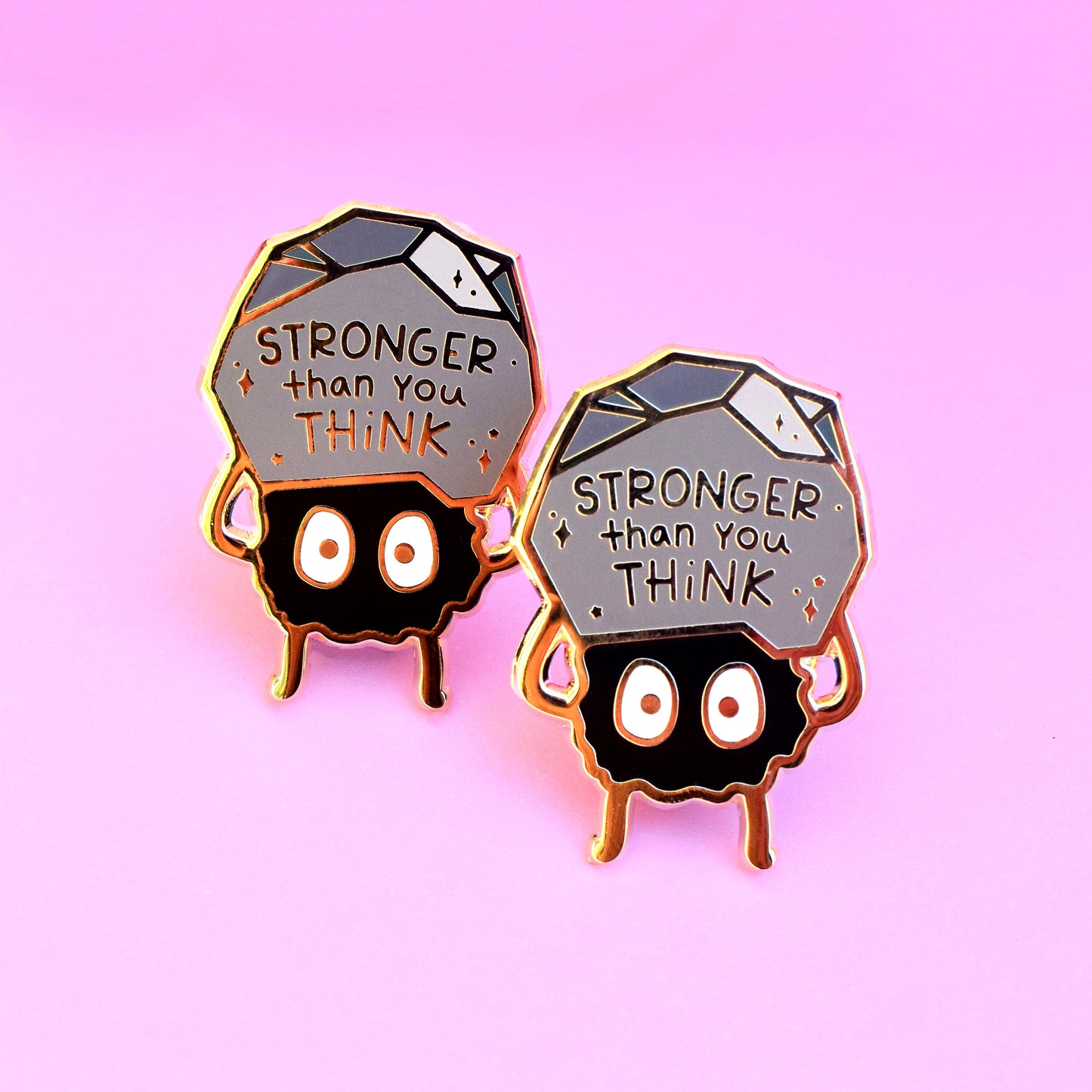 Original Stronger Than You Think Soot Sprite Ghibli Enamel Pin