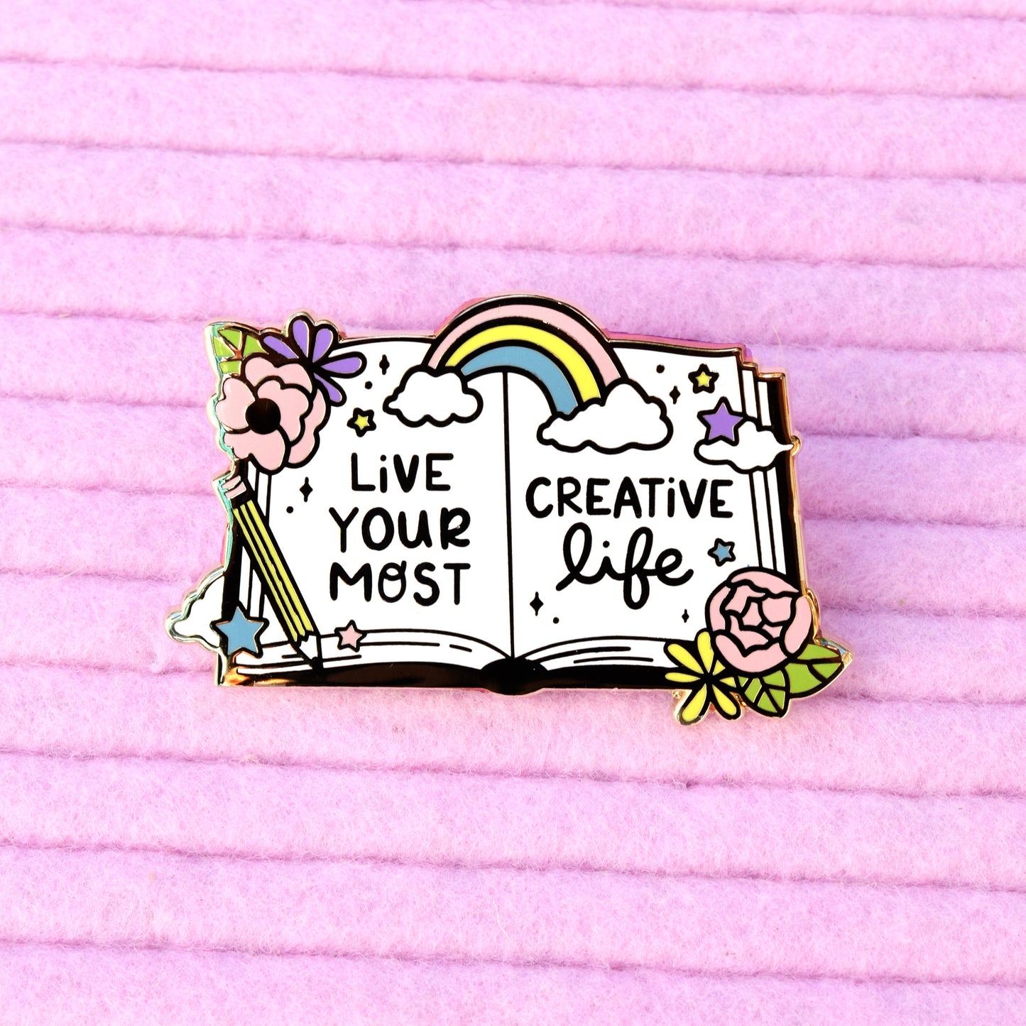 Artist Sketchbook Enamel Pin