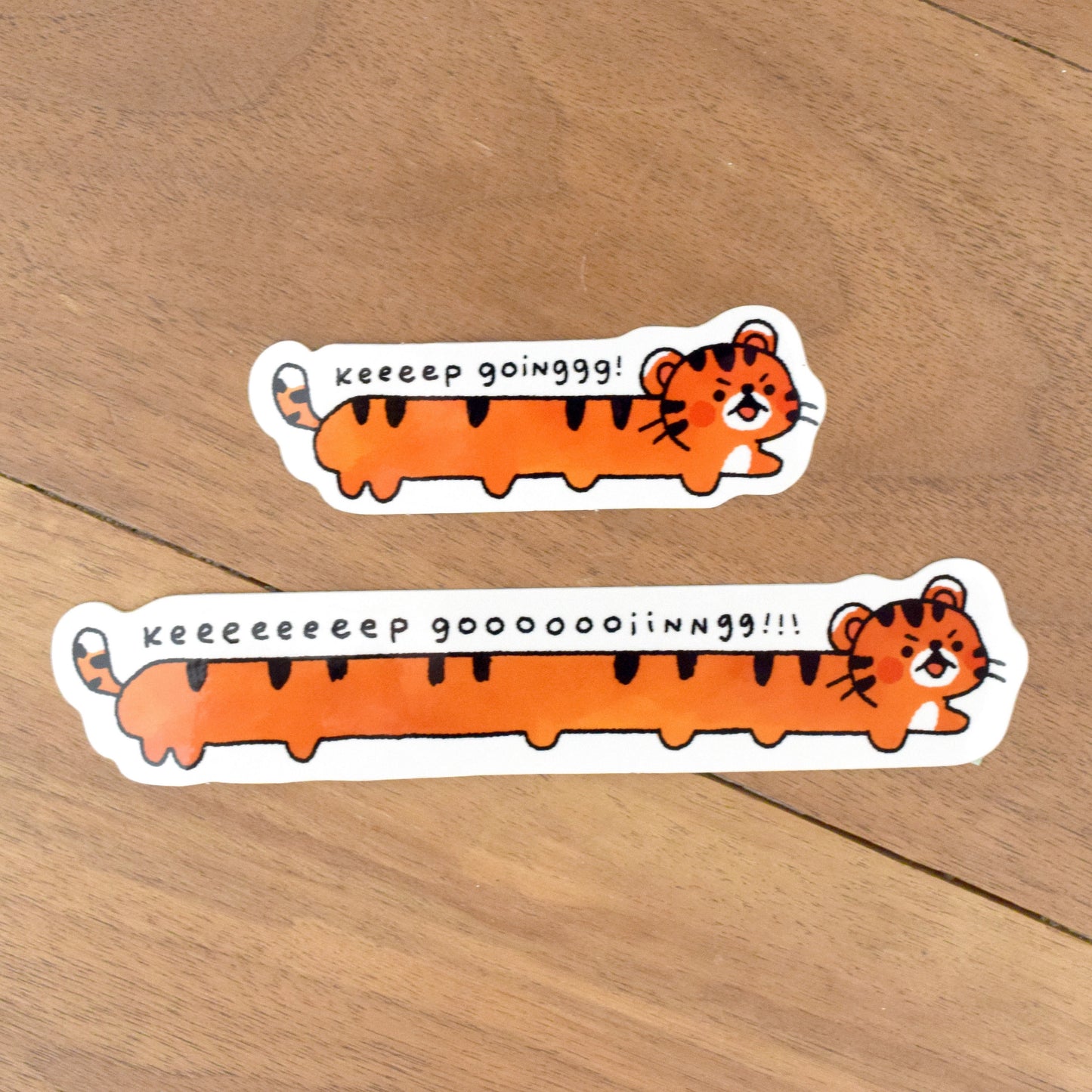 Keep Going Long Tiger Sticker