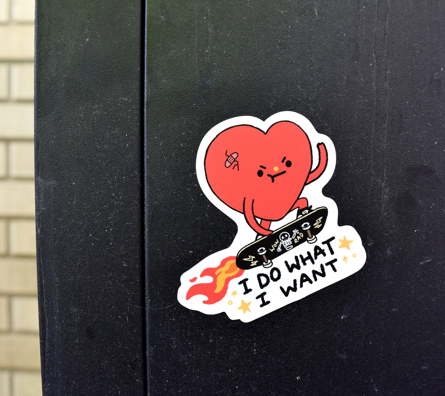 I Do What I Want - Heart Sticker