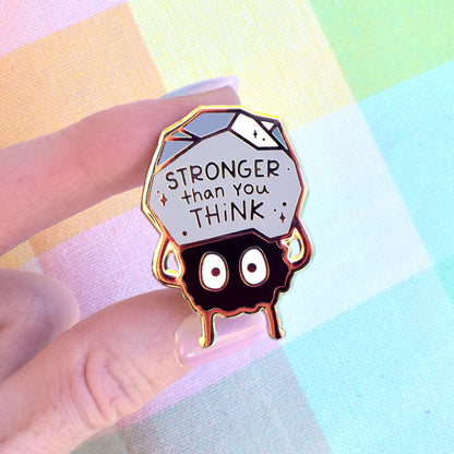 Original Stronger Than You Think Soot Sprite Ghibli Enamel Pin