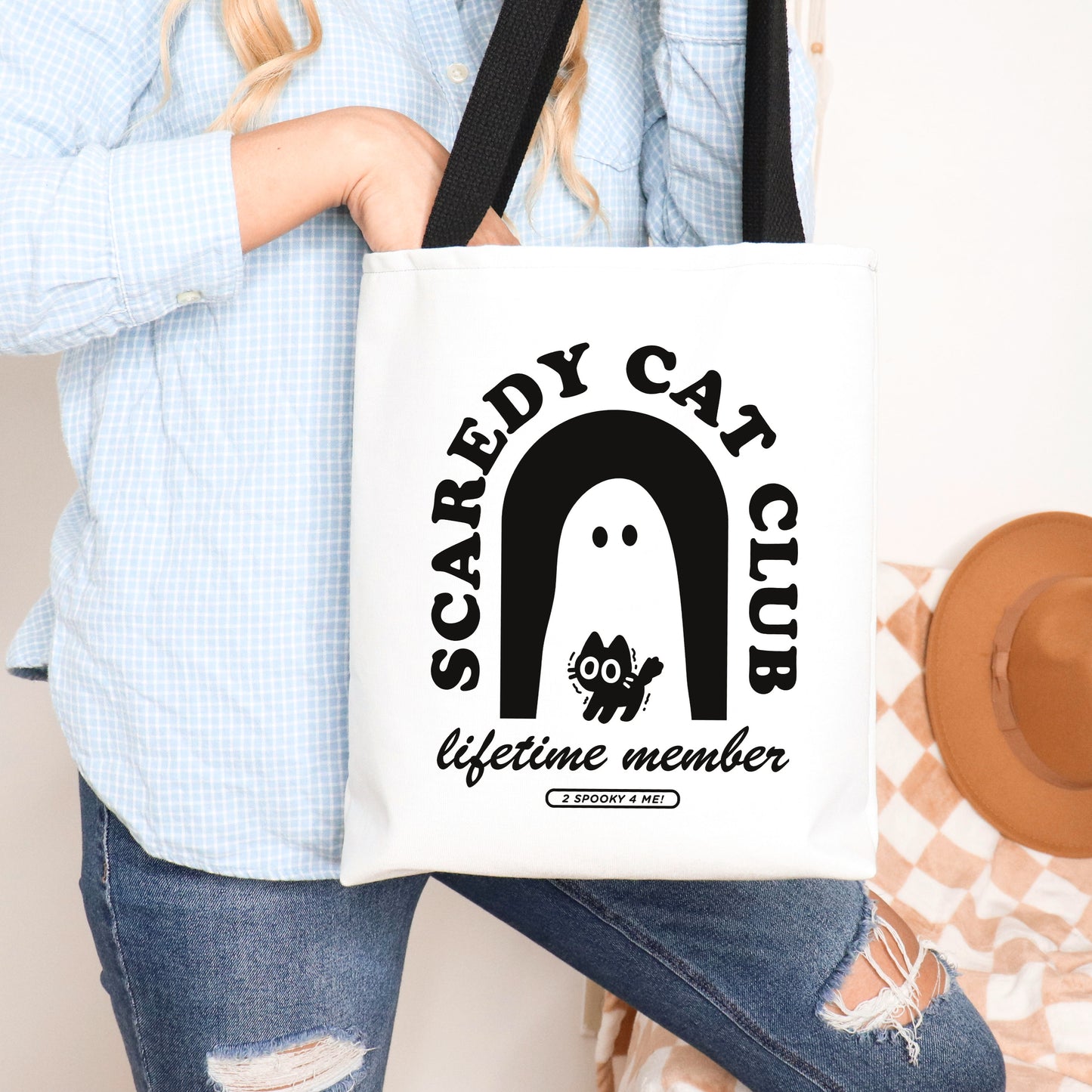 Scaredy Cat Club Canvas Bag