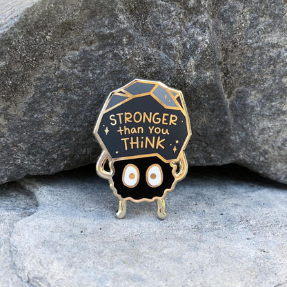 Original Stronger Than You Think Soot Sprite Ghibli Enamel Pin