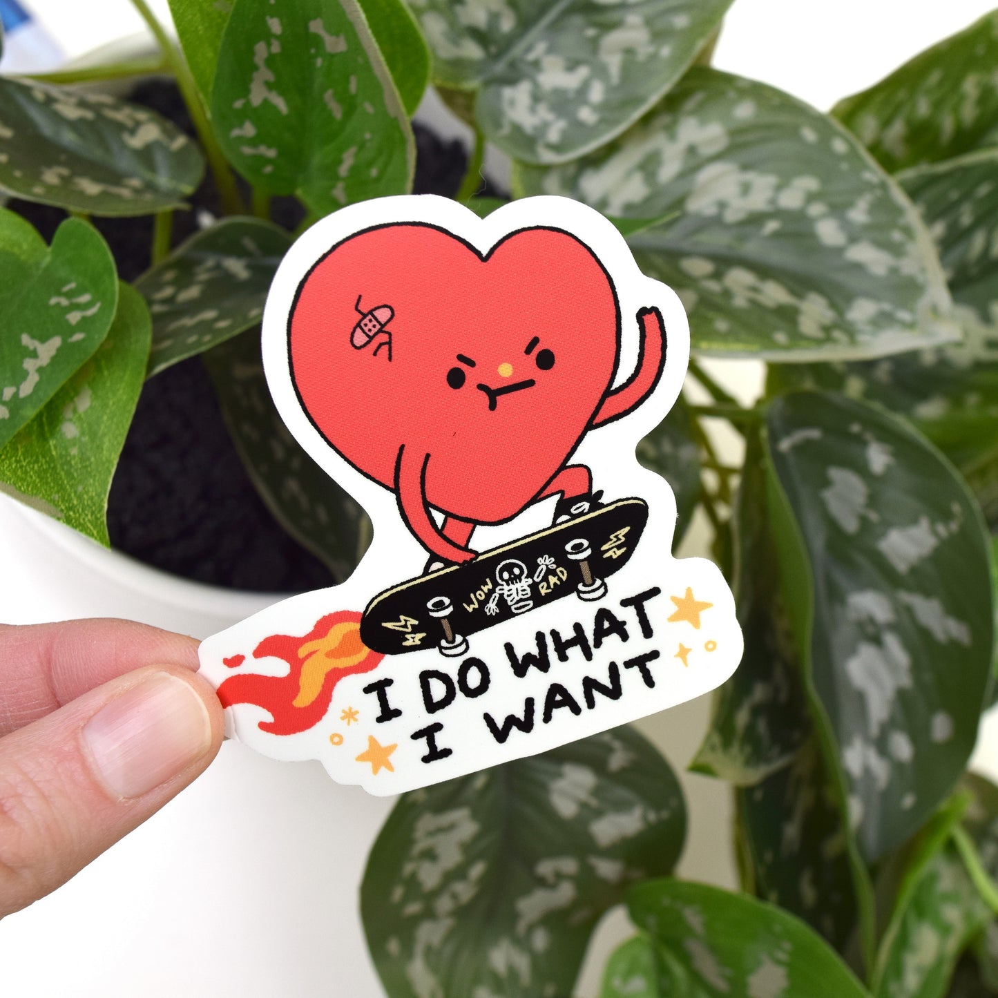 I Do What I Want - Heart Sticker