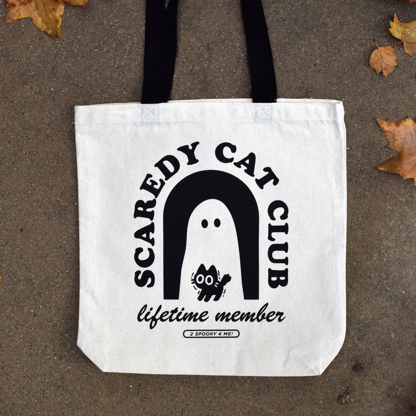 Scaredy Cat Club Canvas Bag