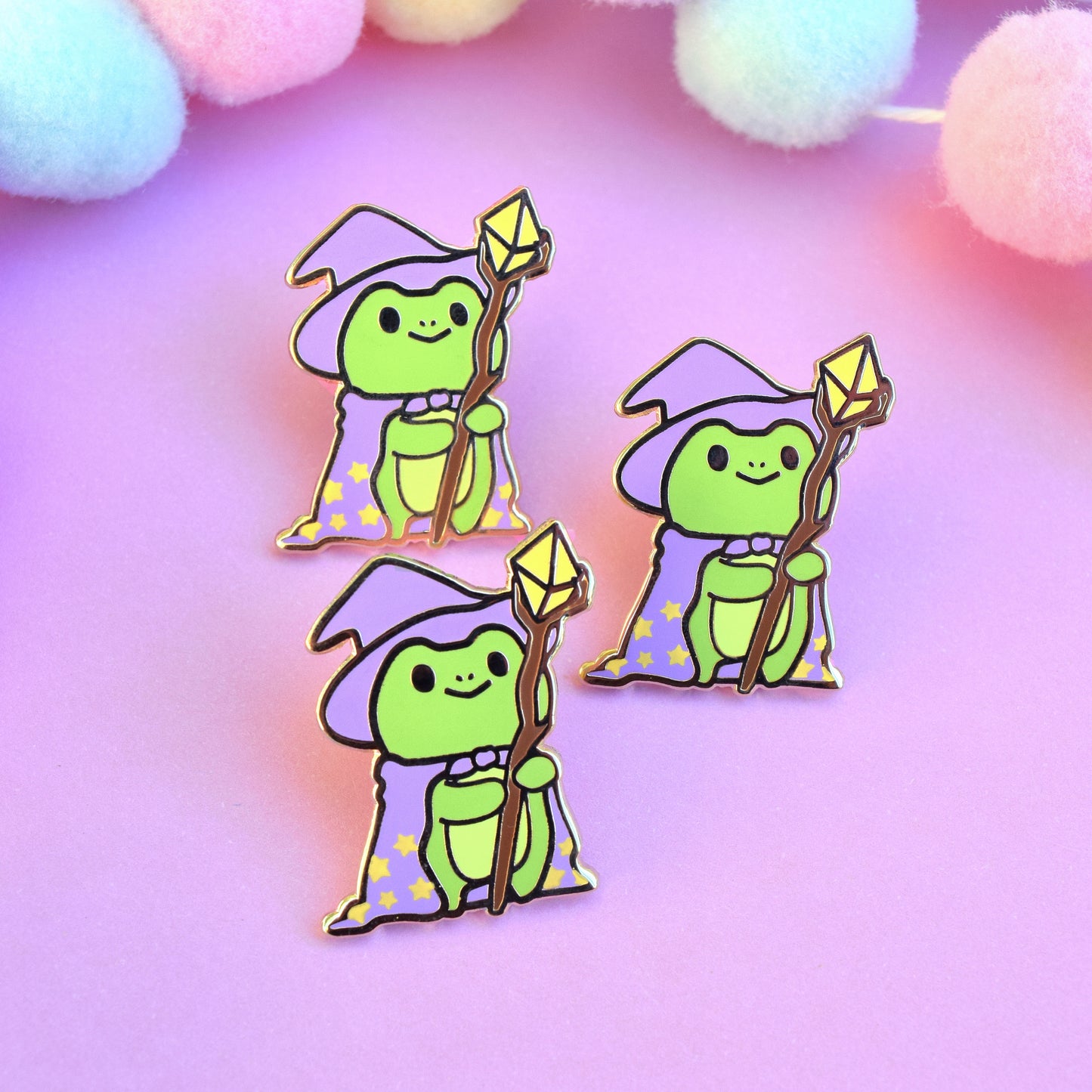 Yer A Wizard Froggy Enamel Pin