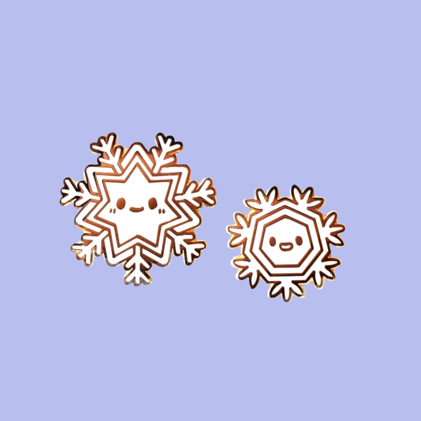 BFF Snowflakes Enamel Mini Pin Set