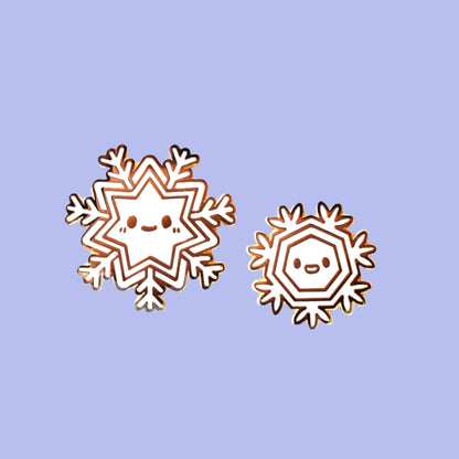 BFF Snowflakes Enamel Mini Pin Set