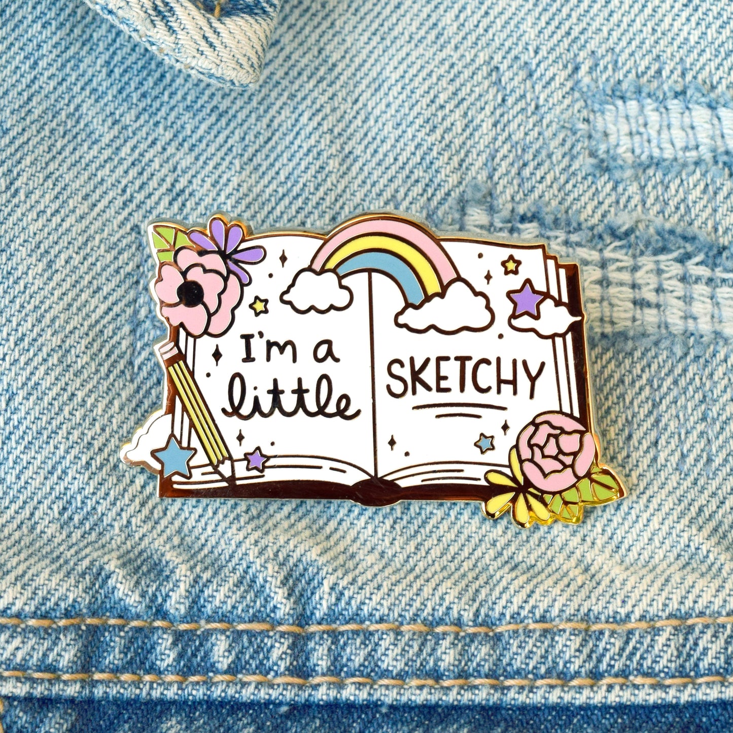 Artist Sketchbook Enamel Pin