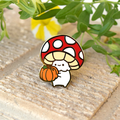 Mushroom Pumpkin Buddy Pin