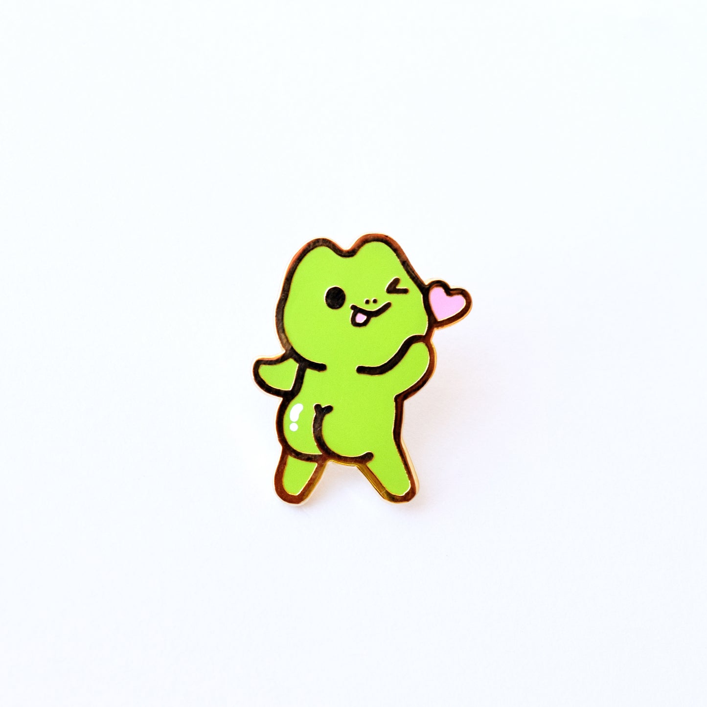 Cutie with a Booty Frog Enamel Pin