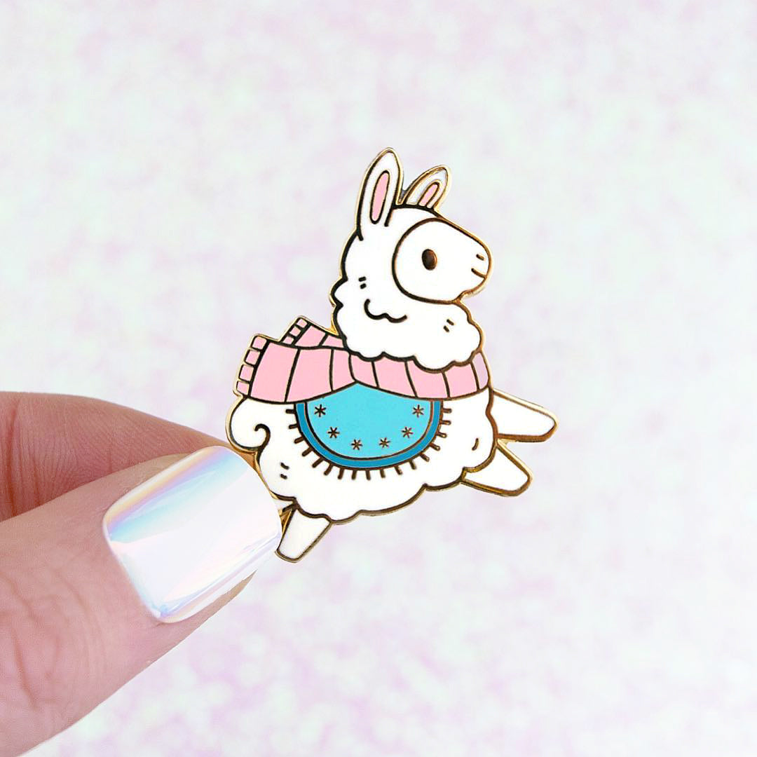 Fa-La-La-Llama Enamel Pin