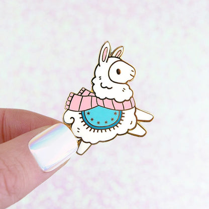 Fa-La-La-Llama Enamel Pin