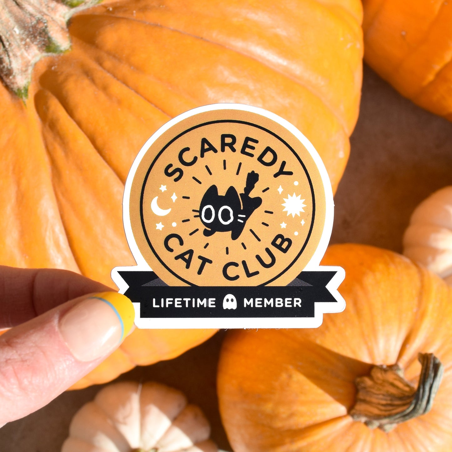 Scaredy Cat Club - Official Sticker