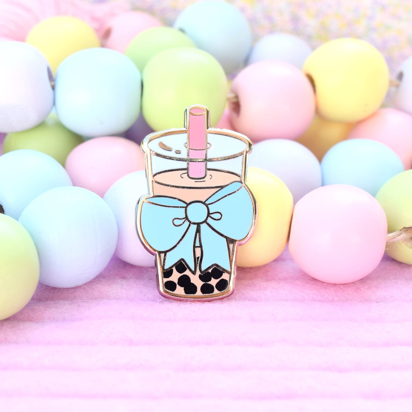 Cute Boba (BOW-ba) Enamel Pin