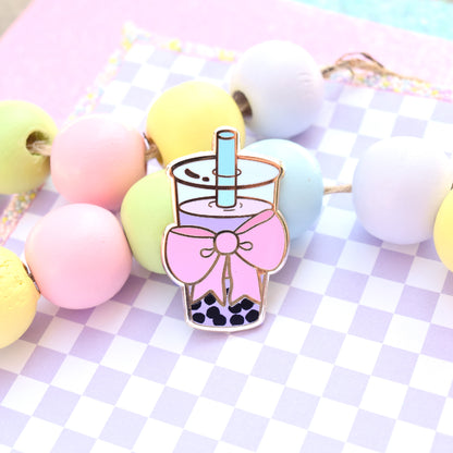 Cute Boba (BOW-ba) Enamel Pin