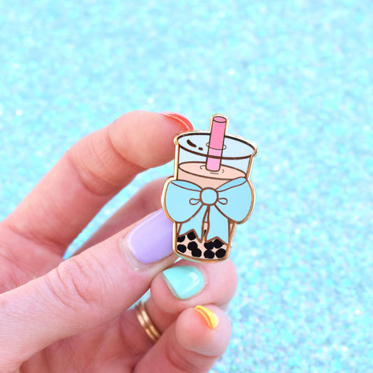 Cute Boba (BOW-ba) Enamel Pin