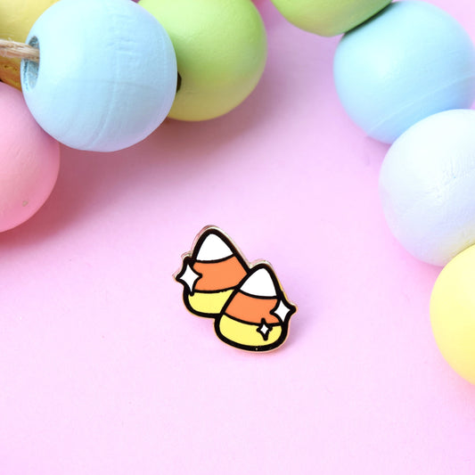 Candy Corn Halloween Mini Enamel Pin