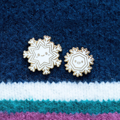 BFF Snowflakes Enamel Mini Pin Set