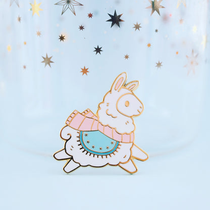 Fa-La-La-Llama Enamel Pin