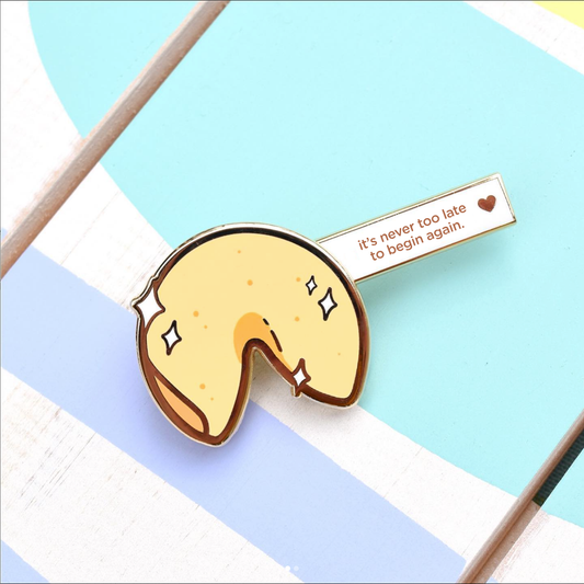 Fortune Cookie Slider Pin