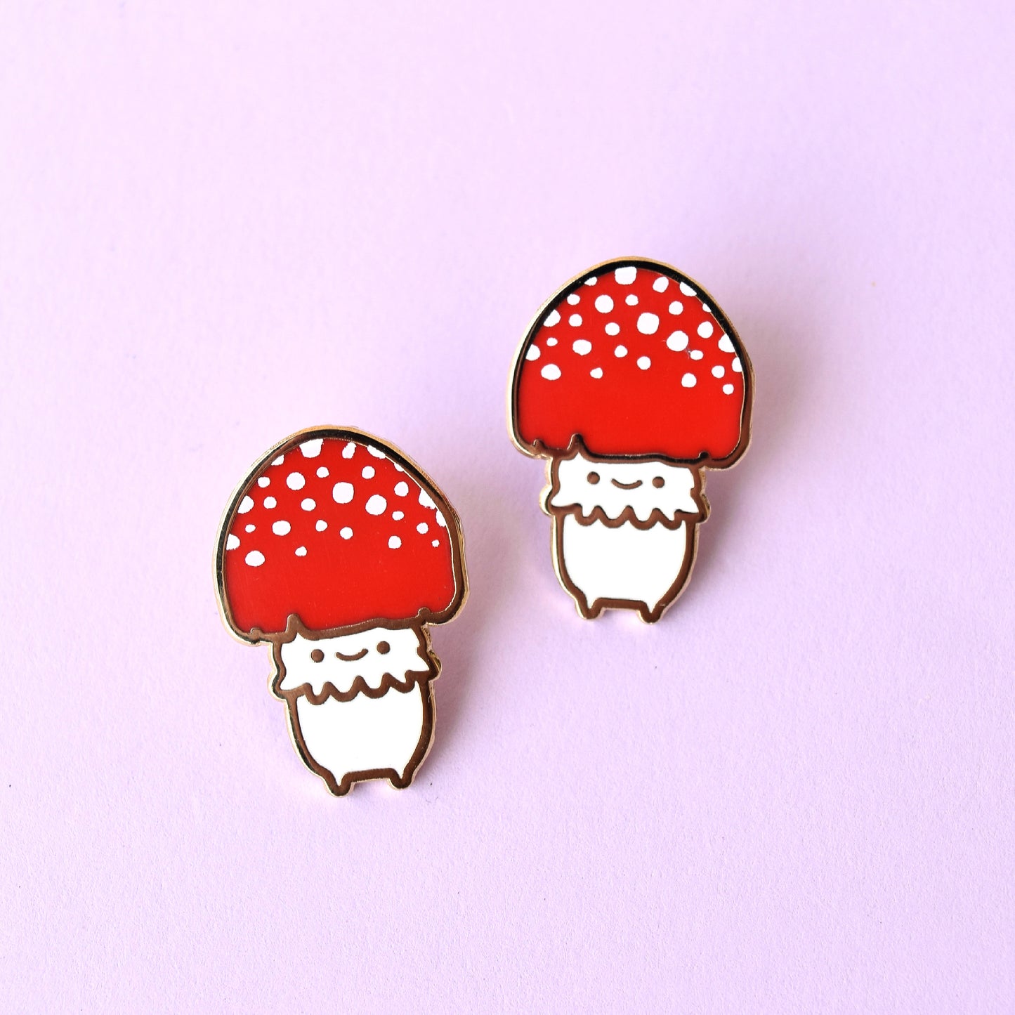 I like Your Spots Spotted Mushroom Friend Enamel Pin