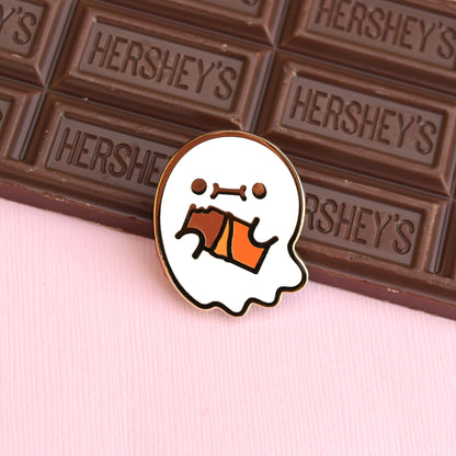 Ooh Chocolate! Halloween Ghost Enamel Pin